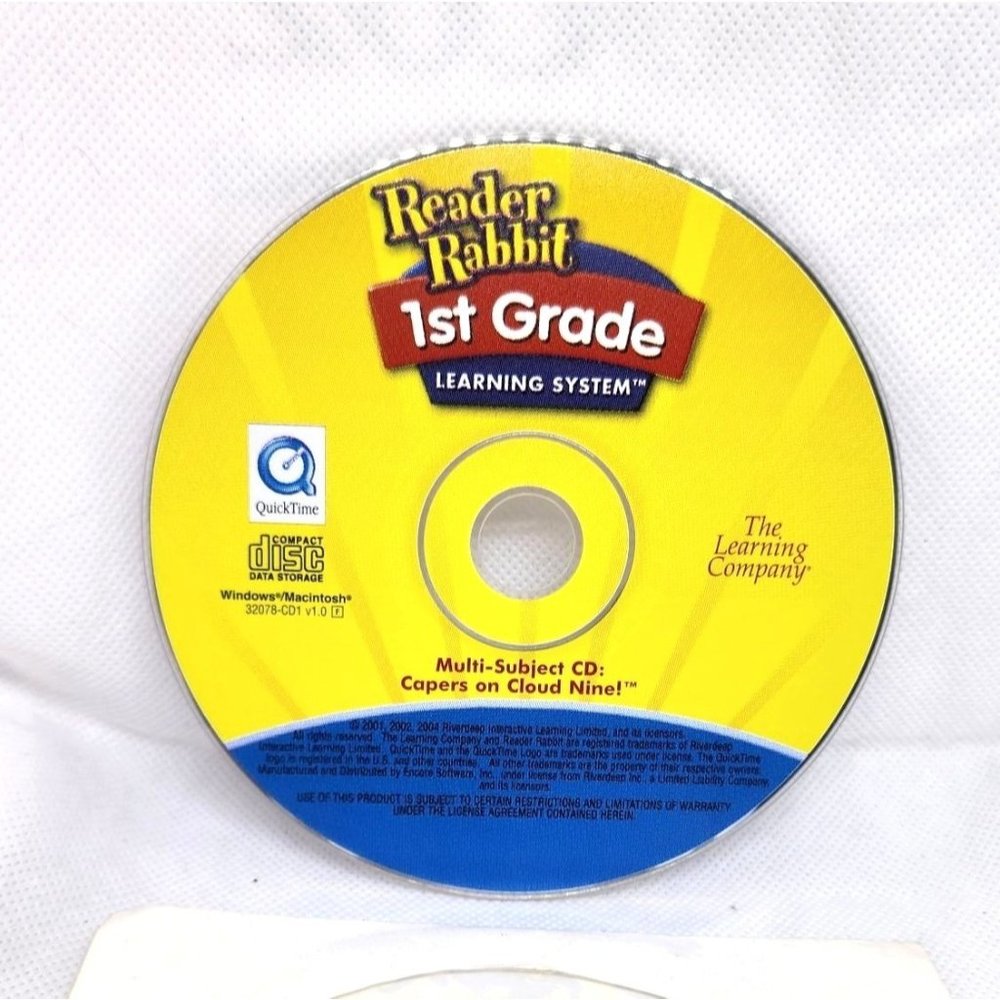 Reader Rabbit 1st Grade Learning System The Learning companty Multi-Subject CD